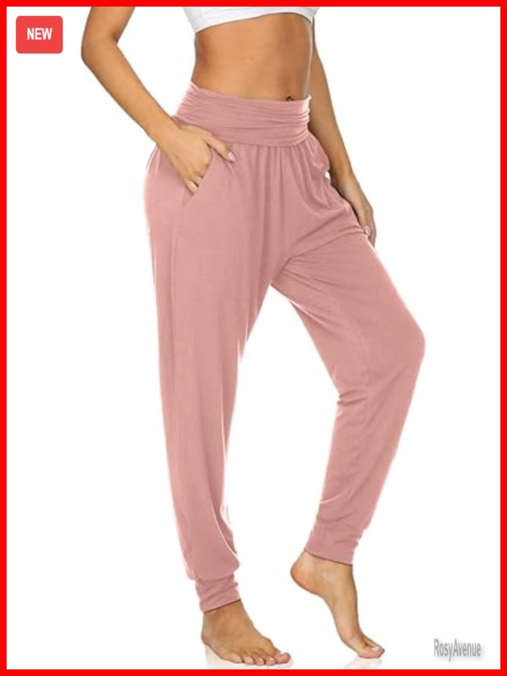 Cozy Yoga Joggers Pants Loose Workout Sweatpants Comfy Lounge Pants with Pockets